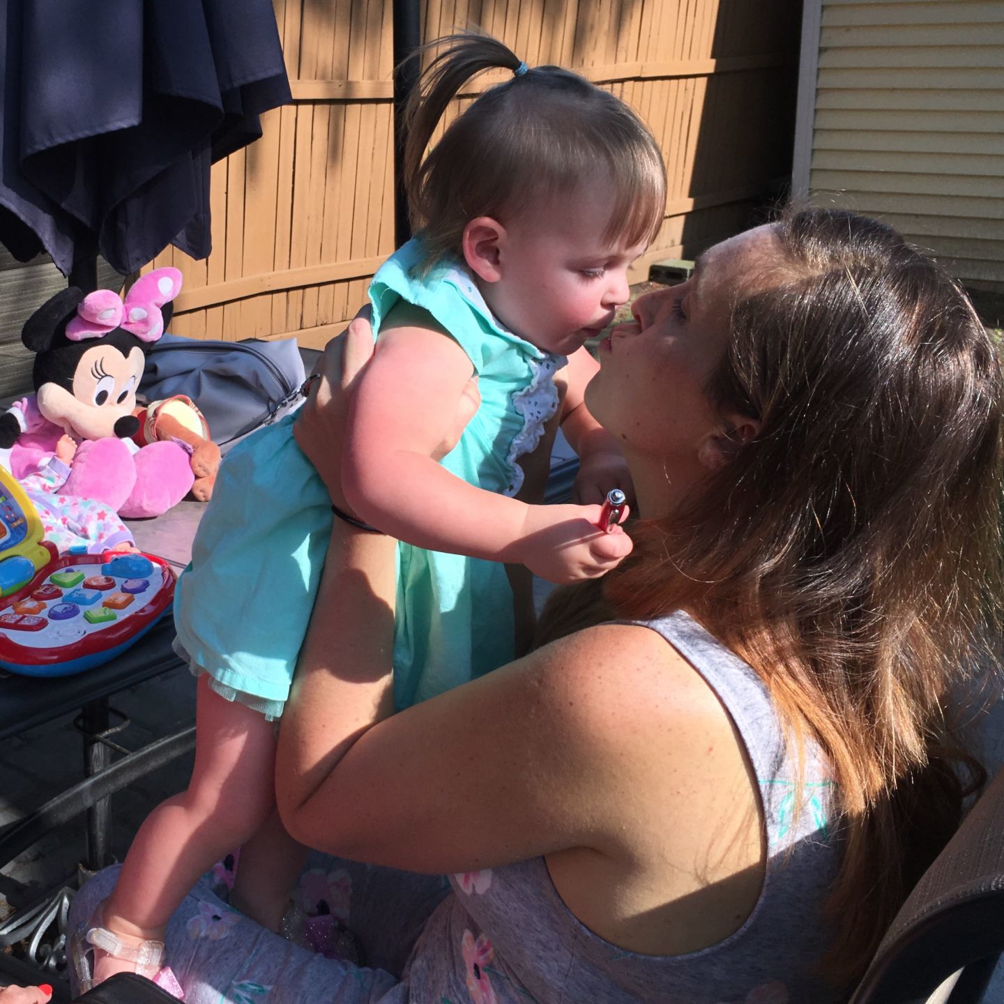 Kerry Forbush and her daughter Willow
